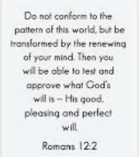 Living Sacrifices – Romans 12