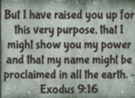 The Scarlet Thread of Redemption, Part 59, Exodus 9
